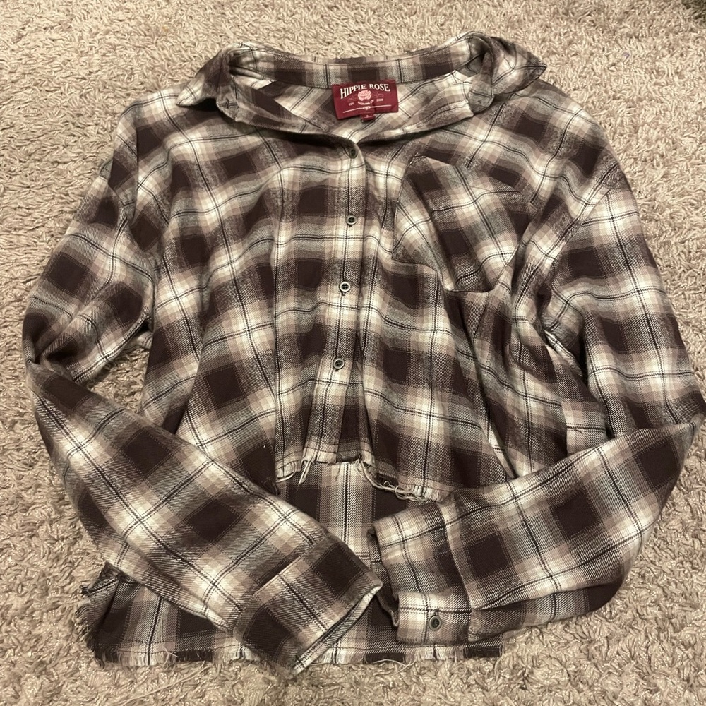 Brown Plaid Women’s Flannel